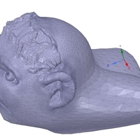 custom-made furniture handle knob SHAMAN v04 3d-print cnc made - Thumbnail 8