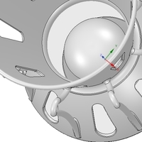 Umbrella floor Holder  for real 3D printing and cnc  - Thumbnail 10