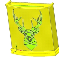 Umbrella wall mount Holder  for real 3D printing and cnc  - Thumbnail 6