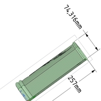 Umbrella wall mount Holder  for real 3D printing and cnc  - Thumbnail 8