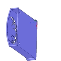 Umbrella wall mount Holder  for real 3D printing and cnc  - Thumbnail 17