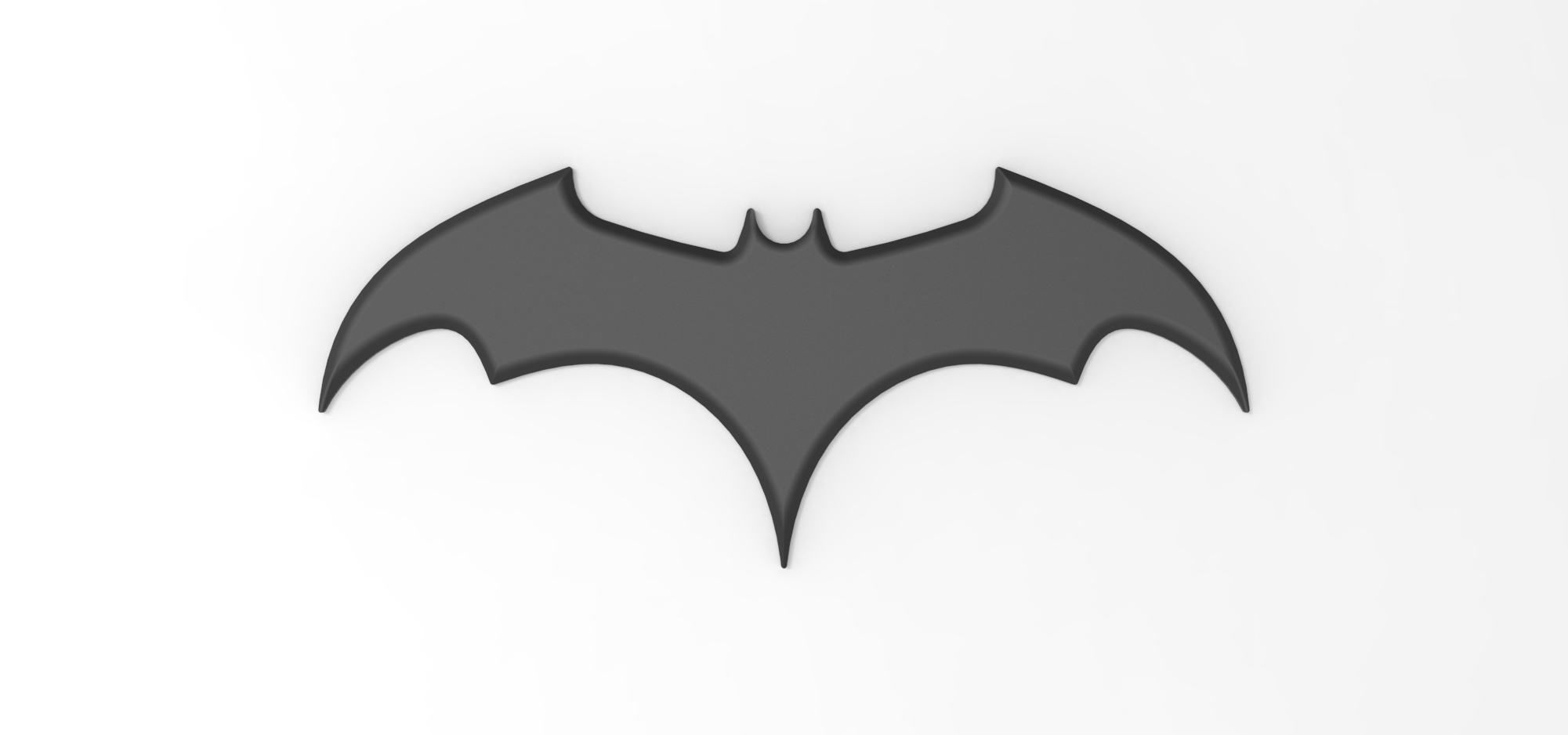 3D Printed 3D printable Batman emblem for cosplay costume by  CosplayItemsRock | Pinshape