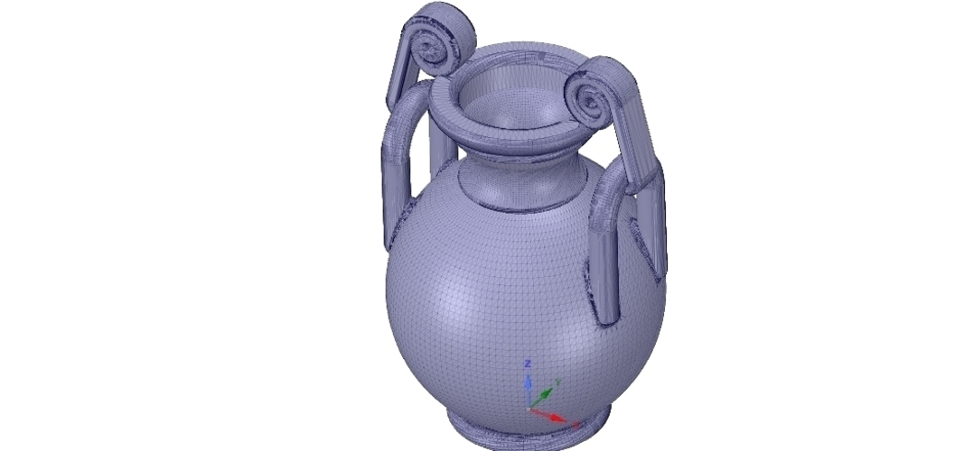 Greek vase amphora cup vessel for 3d-print or cnc 3D Print 255104