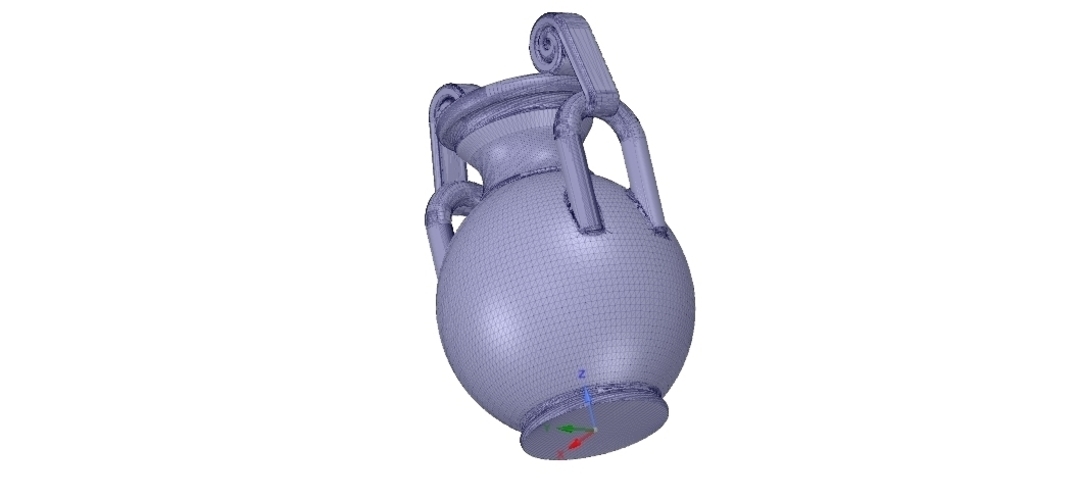 Greek vase amphora cup vessel for 3d-print or cnc 3D Print 255105