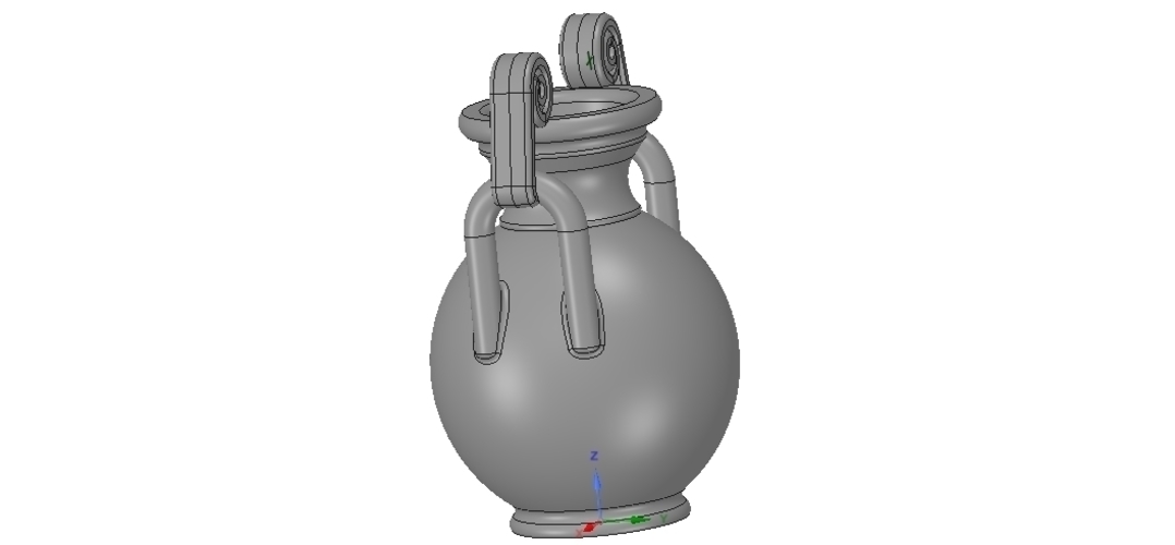 Greek vase amphora cup vessel for 3d-print or cnc 3D Print 255112