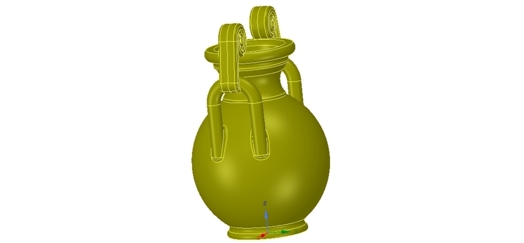 Greek vase amphora cup vessel for 3d-print or cnc 3D Print 255113