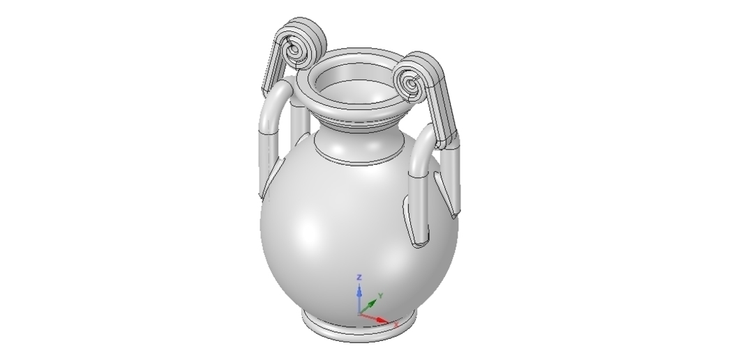Greek vase amphora cup vessel for 3d-print or cnc 3D Print 255115
