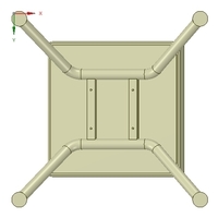 LEGRESTS AND FOOTRESTS hospital medical home for 3d - Thumbnail 5