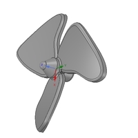 propeller screw for toys 3d-print and cnc - Thumbnail 2