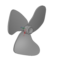 propeller screw for toys 3d-print and cnc - Thumbnail 3