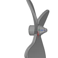 propeller screw for toys 3d-print and cnc - Thumbnail 5
