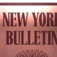 Daredevil building sign 3D print model - Thumbnail 3