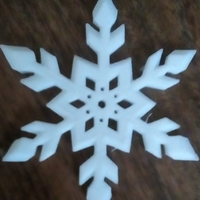 Small Snowflake Buttons 3D Printing 255246