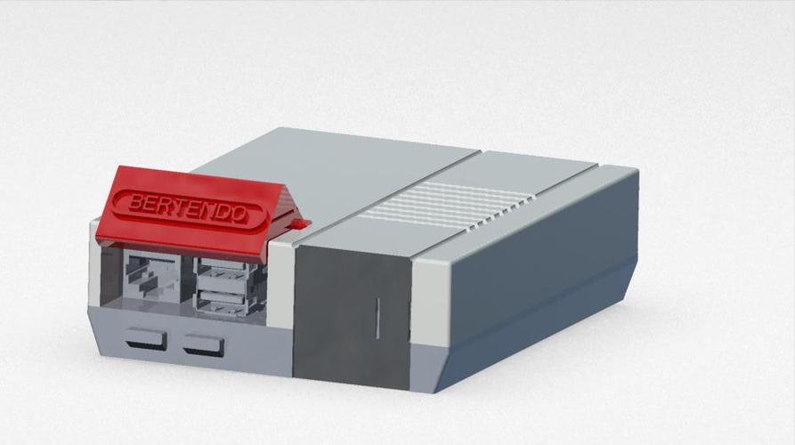Bertendo NES case for RaspberryPi 1