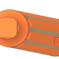 custom-made baluster pillar stairs handle 3d-print cnc - Thumbnail 3