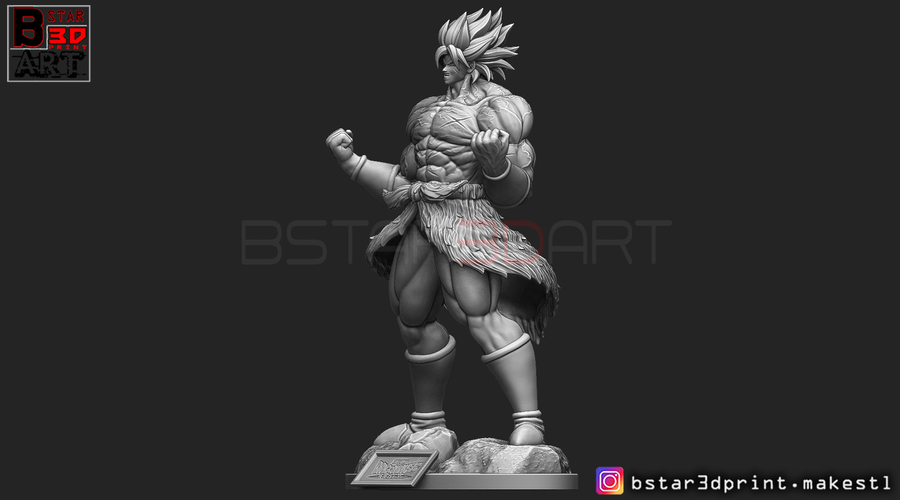 Broly version 01 from Broly movie 2019 3D Print 255423