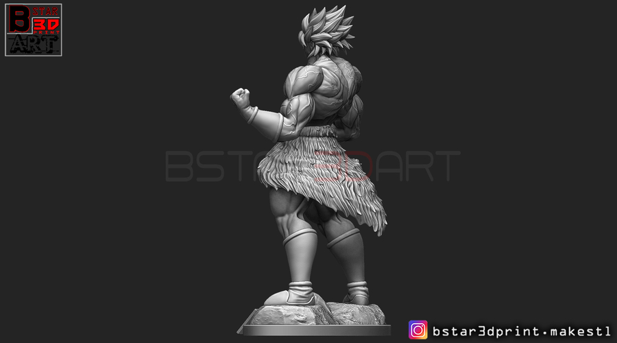Broly version 01 from Broly movie 2019 3D Print 255424