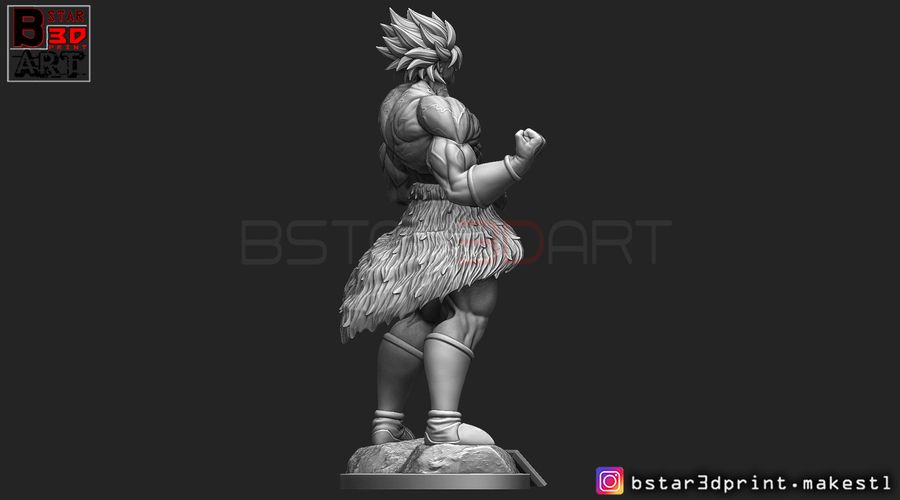 Broly version 01 from Broly movie 2019 3D Print 255426