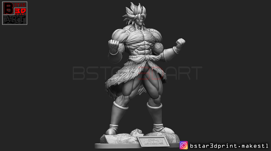 Broly version 01 from Broly movie 2019 3D Print 255428