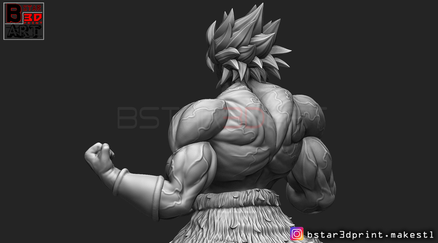 Broly version 01 from Broly movie 2019 3D Print 255430