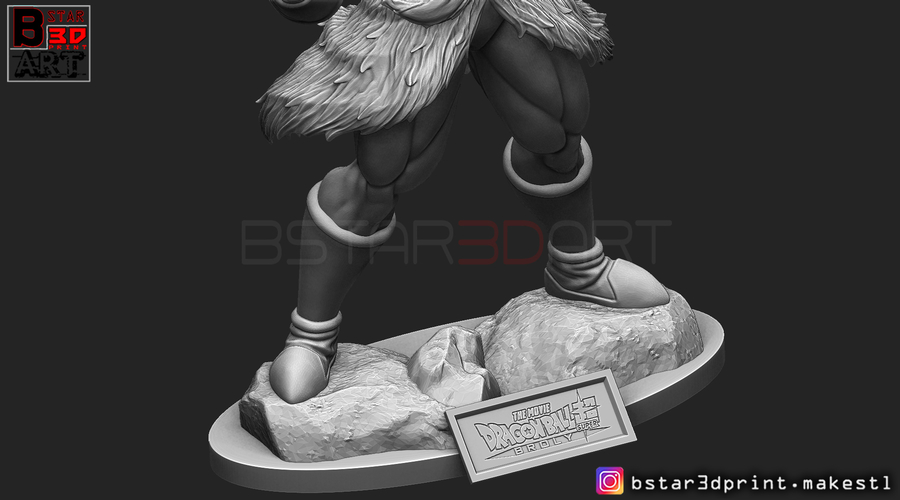 Broly version 01 from Broly movie 2019 3D Print 255431