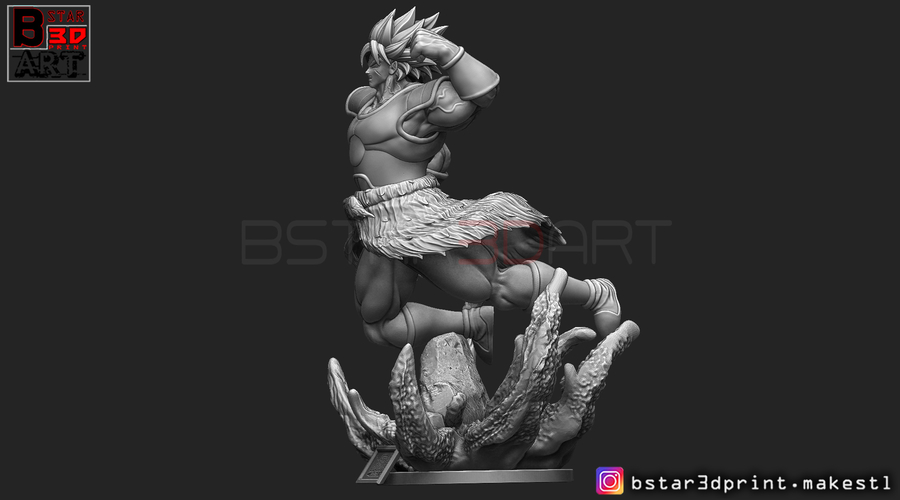 Broly version 02 from Broly movie 2019 3D Print 255434