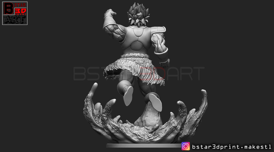 Broly version 02 from Broly movie 2019 3D Print 255436