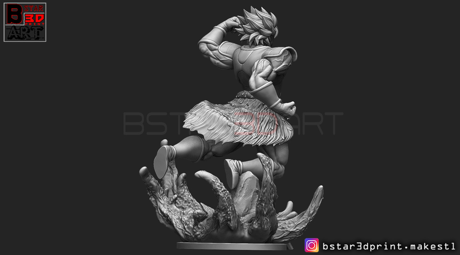 Broly version 02 from Broly movie 2019 3D Print 255437