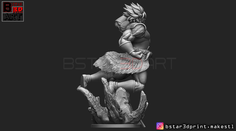 Broly version 02 from Broly movie 2019 3D Print 255438