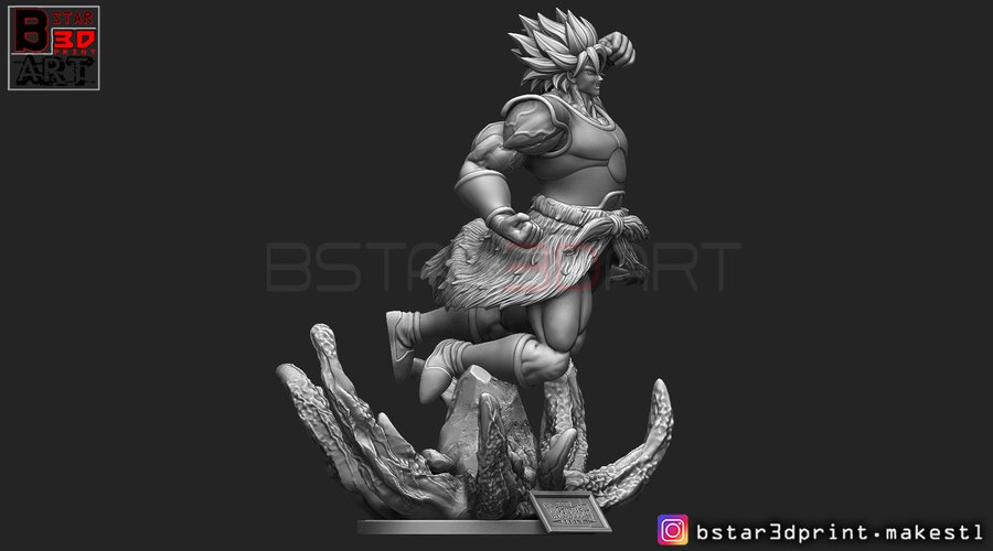 Broly version 02 from Broly movie 2019 3D Print 255439