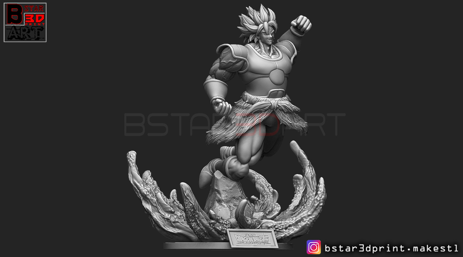 Broly version 02 from Broly movie 2019 3D Print 255440