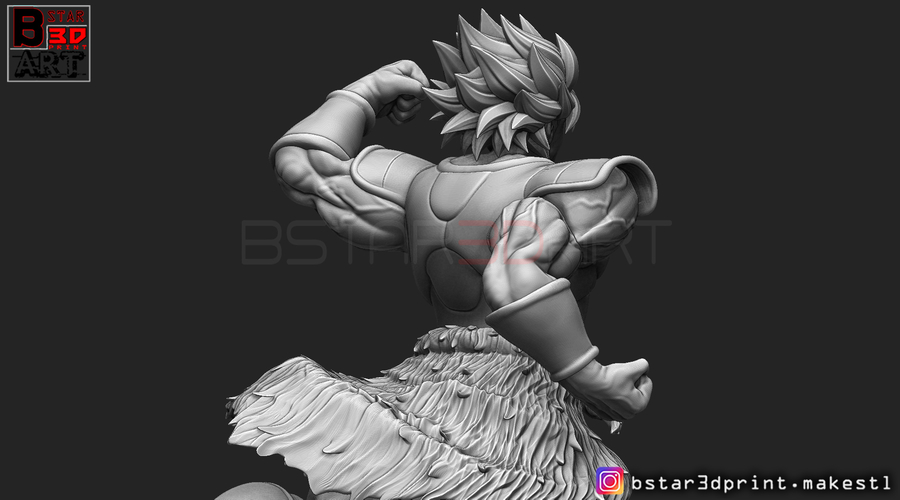 Broly version 02 from Broly movie 2019 3D Print 255442