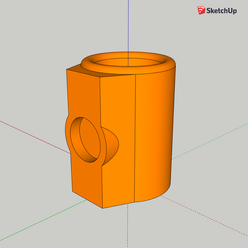 Magnetic Glue Stick Holder 3D Print 255457