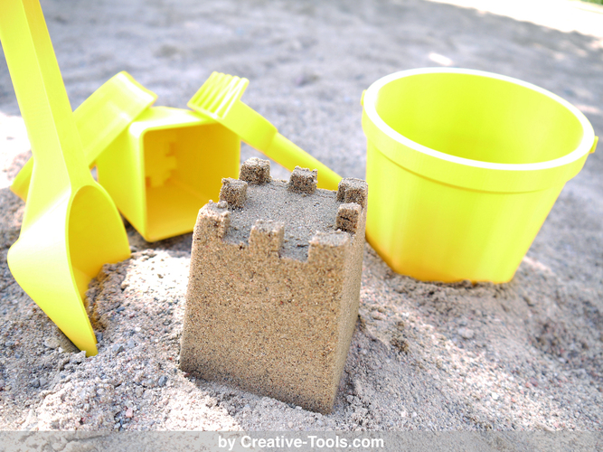 3D-printable sand play set 3D Print 25547