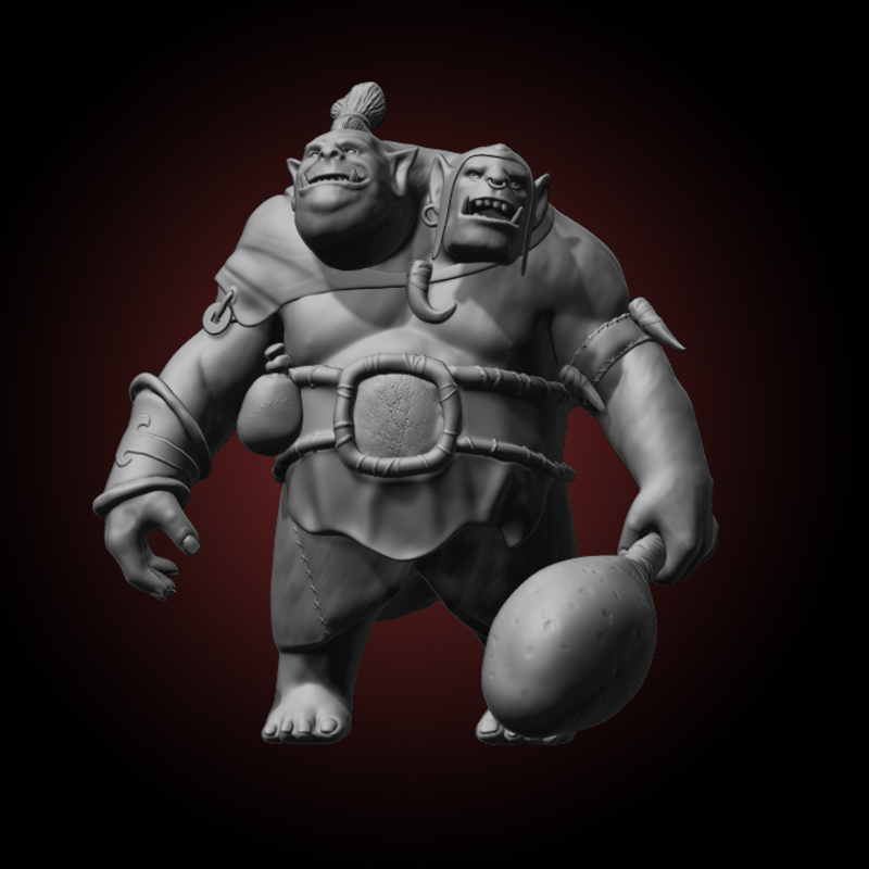 Dota 2 Fanart Ogre Magi 3D print model