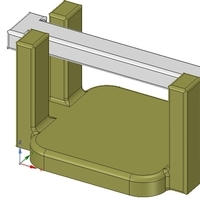 kitchen table napkin holder for outside garden real 3D printing  - Thumbnail 2
