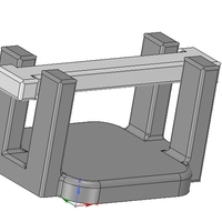 kitchen table napkin holder for outside garden real 3D printing  - Thumbnail 3