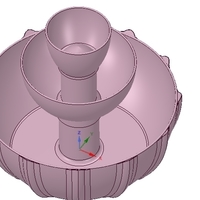 3 tier Flower pot Vase container tower decor 3D print and cnc - Thumbnail 2