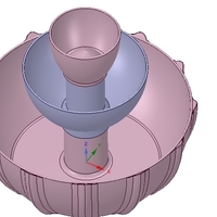 3 tier Flower pot Vase container tower decor 3D print and cnc - Thumbnail 3