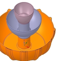 3 tier Flower pot Vase container tower decor 3D print and cnc - Thumbnail 4