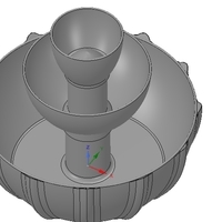 3 tier Flower pot Vase container tower decor 3D print and cnc - Thumbnail 5