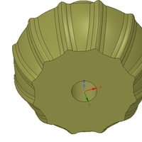 3 tier Flower pot Vase container tower decor 3D print and cnc - Thumbnail 16