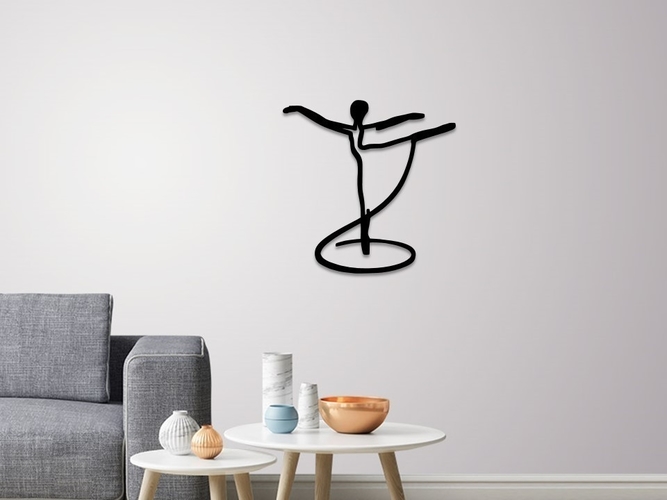 Pale dancer wall art 3D Print 255527