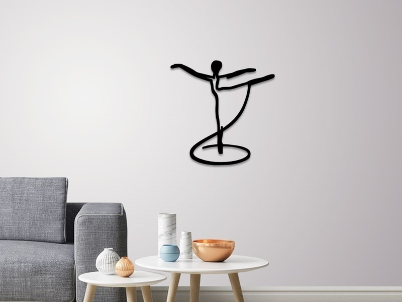 Pale dancer wall art
