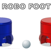 3D Printed Arduino Football Robot - Thumbnail 2