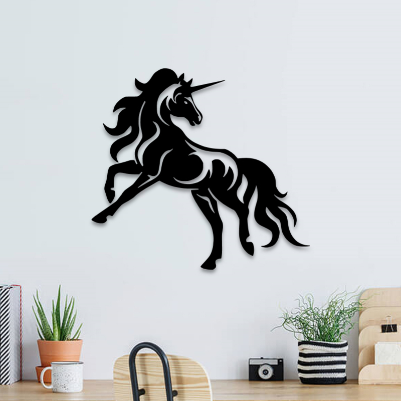 Unicorn horse wall decoration 