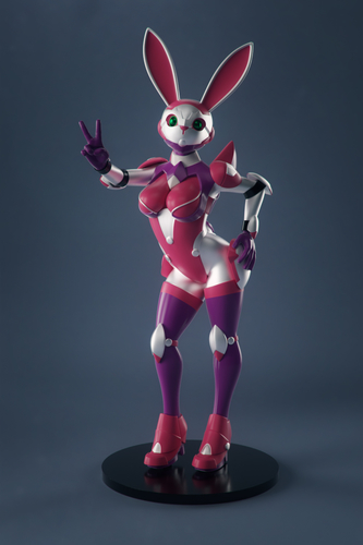 Sexy Space Bunny Girl  3D Print 255622