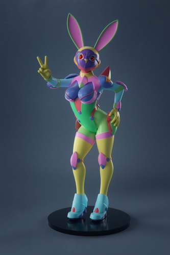 Sexy Space Bunny Girl  3D Print 255623