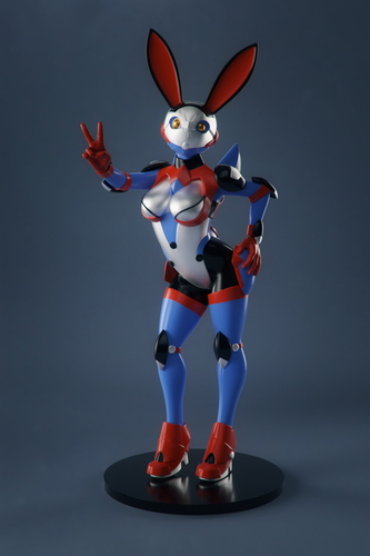 Sexy Space Bunny Girl  3D Print 255625