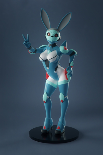 Sexy Space Bunny Girl  3D Print 255628